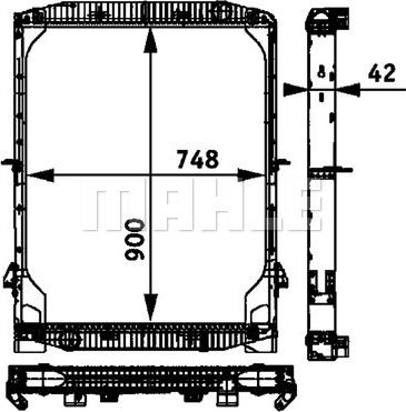 Wilmink Group WG2183917 - Radiator, engine cooling autospares.lv