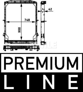 Wilmink Group WG2183917 - Radiator, engine cooling autospares.lv