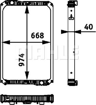 Wilmink Group WG2183926 - Radiator, engine cooling autospares.lv