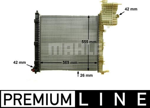 Wilmink Group WG2183927 - Radiator, engine cooling autospares.lv