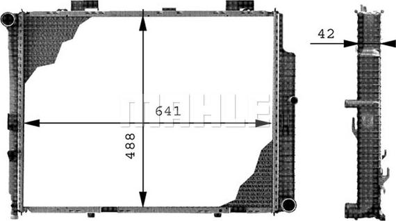 Wilmink Group WG2183445 - Radiator, engine cooling autospares.lv