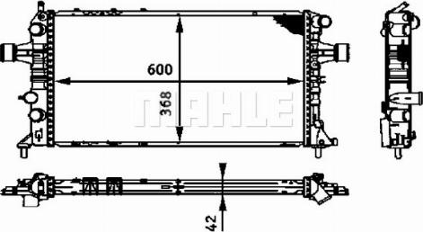 Wilmink Group WG2183465 - Radiator, engine cooling autospares.lv