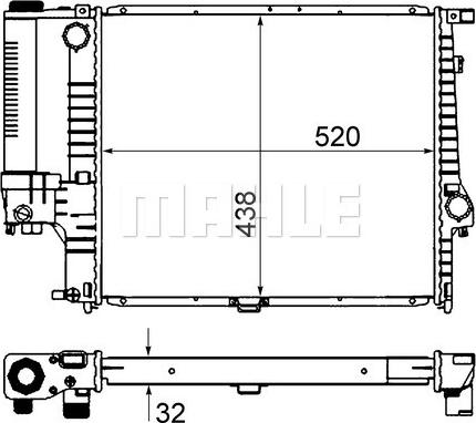 Wilmink Group WG2183402 - Radiator, engine cooling autospares.lv