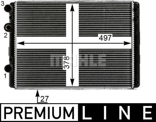 Wilmink Group WG2183413 - Radiator, engine cooling autospares.lv