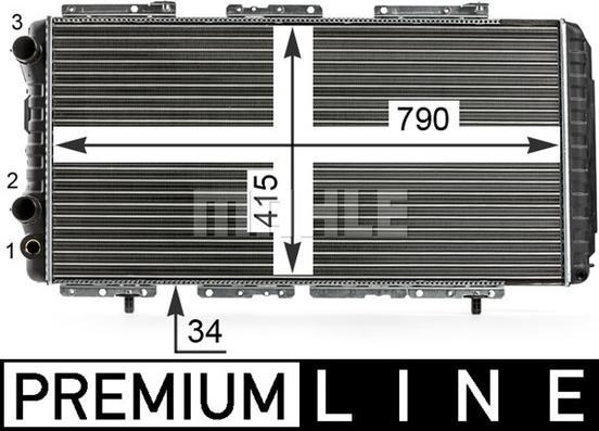 Wilmink Group WG2183488 - Radiator, engine cooling autospares.lv