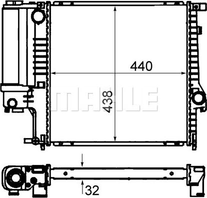 Wilmink Group WG2183482 - Radiator, engine cooling autospares.lv