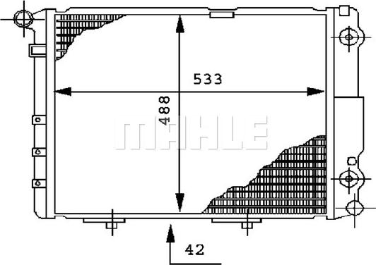 Wilmink Group WG2183420 - Radiator, engine cooling autospares.lv