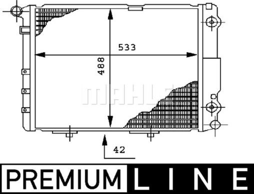 Wilmink Group WG2183420 - Radiator, engine cooling autospares.lv