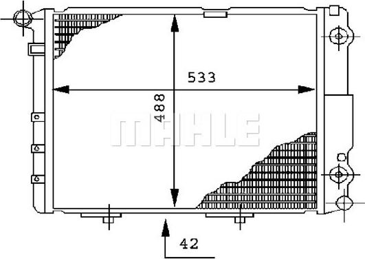 Wilmink Group WG2183421 - Radiator, engine cooling autospares.lv