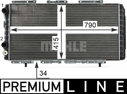 Wilmink Group WG2183479 - Radiator, engine cooling autospares.lv