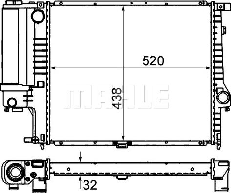 Wilmink Group WG2183476 - Radiator, engine cooling autospares.lv