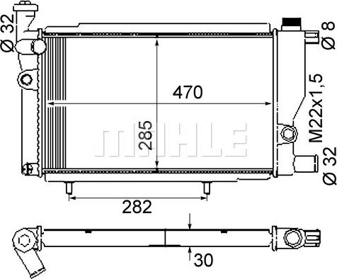 Wilmink Group WG2183599 - Radiator, engine cooling autospares.lv