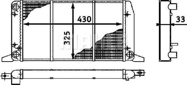 Wilmink Group WG2183581 - Radiator, engine cooling autospares.lv