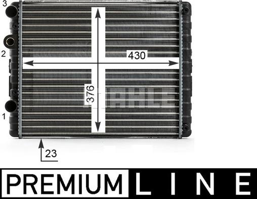 Wilmink Group WG2183588 - Radiator, engine cooling autospares.lv