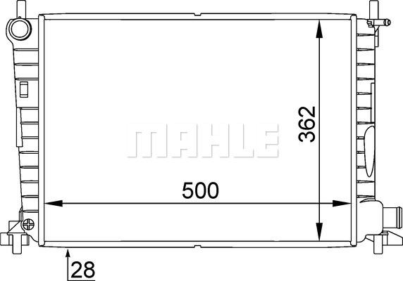 Wilmink Group WG2183534 - Radiator, engine cooling autospares.lv