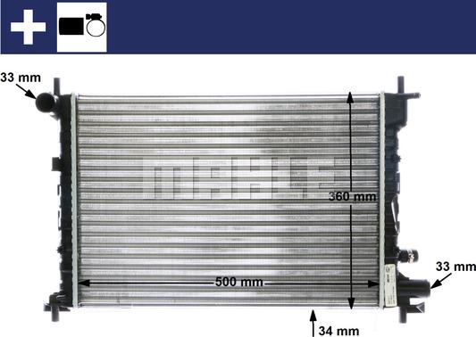 Wilmink Group WG2183535 - Radiator, engine cooling autospares.lv