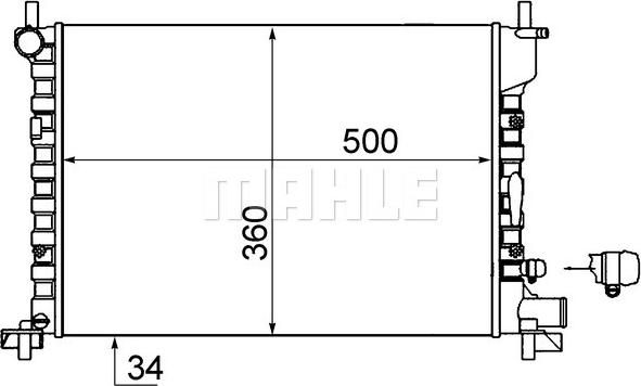 Wilmink Group WG2183535 - Radiator, engine cooling autospares.lv