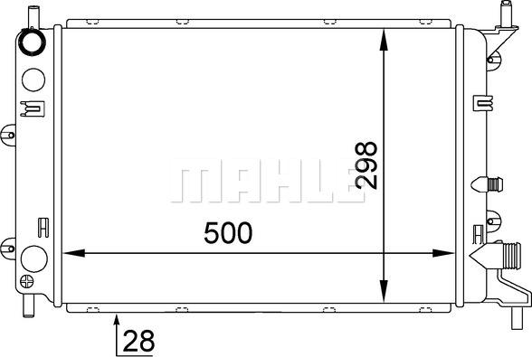 Wilmink Group WG2183529 - Radiator, engine cooling autospares.lv