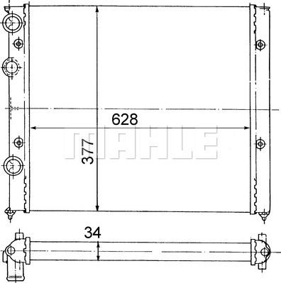 Wilmink Group WG2183579 - Radiator, engine cooling autospares.lv