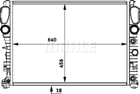 Wilmink Group WG2183698 - Radiator, engine cooling autospares.lv