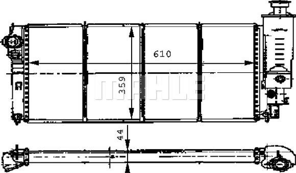 Wilmink Group WG2183649 - Radiator, engine cooling autospares.lv