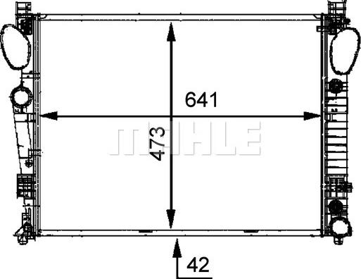 Wilmink Group WG2183642 - Radiator, engine cooling autospares.lv