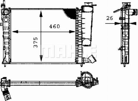 Wilmink Group WG2183656 - Radiator, engine cooling autospares.lv