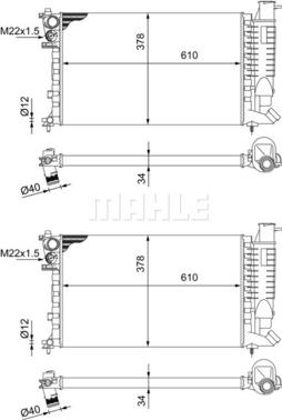 Wilmink Group WG2183660 - Radiator, engine cooling autospares.lv