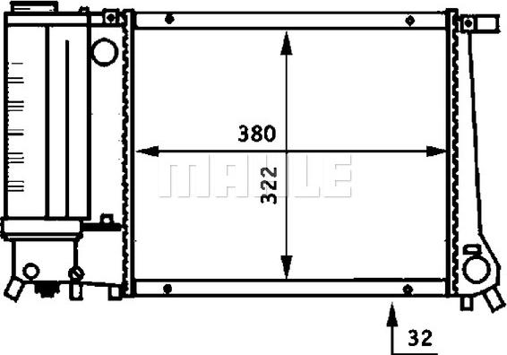 Wilmink Group WG2183663 - Radiator, engine cooling autospares.lv