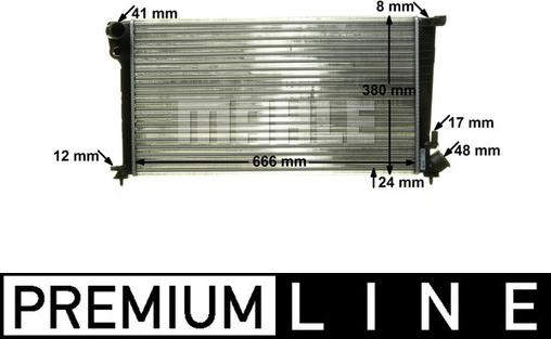 Wilmink Group WG2183605 - Radiator, engine cooling autospares.lv