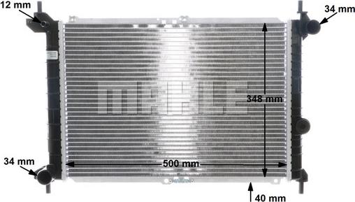 Wilmink Group WG2183616 - Radiator, engine cooling autospares.lv