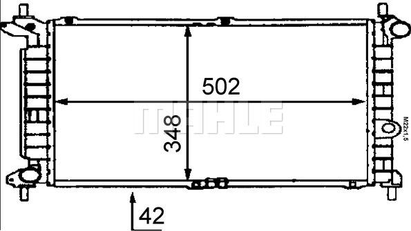 Wilmink Group WG2183616 - Radiator, engine cooling autospares.lv