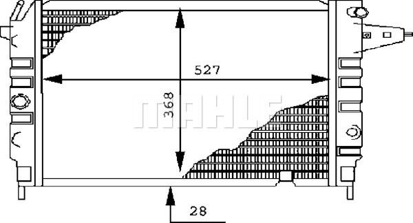 Wilmink Group WG2183610 - Radiator, engine cooling autospares.lv