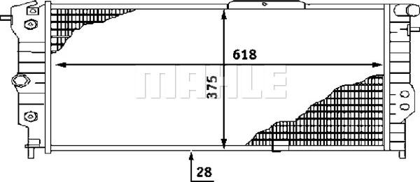 Wilmink Group WG2183613 - Radiator, engine cooling autospares.lv