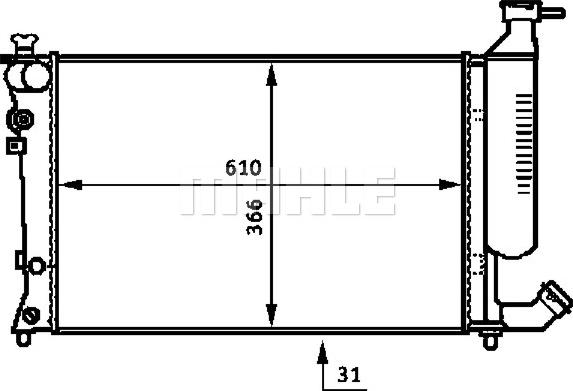 Wilmink Group WG2183678 - Radiator, engine cooling autospares.lv