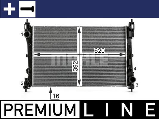 Wilmink Group WG2183010 - Radiator, engine cooling autospares.lv