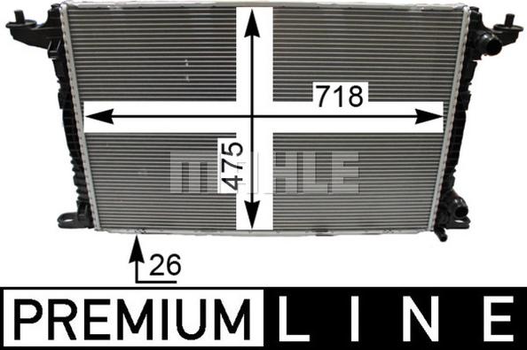 Wilmink Group WG2183151 - Radiator, engine cooling autospares.lv