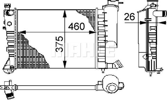 Wilmink Group WG2183170 - Radiator, engine cooling autospares.lv