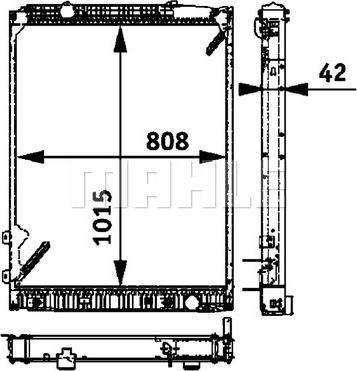 Wilmink Group WG2183896 - Radiator, engine cooling autospares.lv