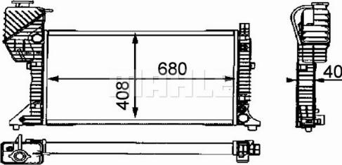 Wilmink Group WG2183890 - Radiator, engine cooling autospares.lv