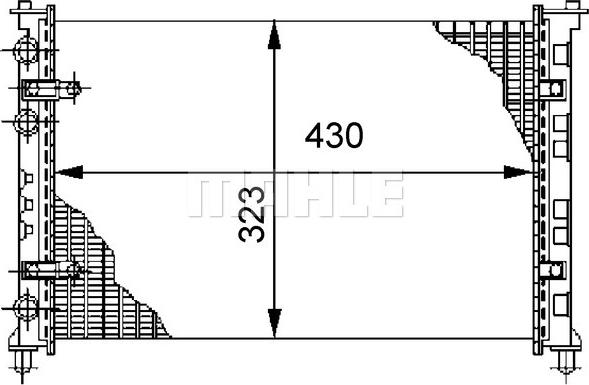 Wilmink Group WG2183392 - Radiator, engine cooling autospares.lv