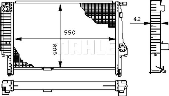 Wilmink Group WG2183397 - Radiator, engine cooling autospares.lv