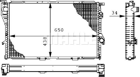 Wilmink Group WG2183314 - Radiator, engine cooling autospares.lv