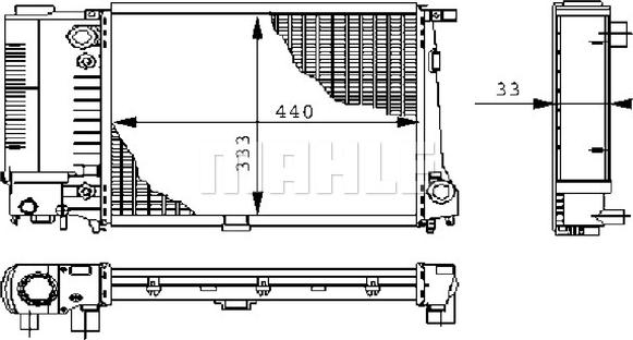 Wilmink Group WG2183383 - Radiator, engine cooling autospares.lv