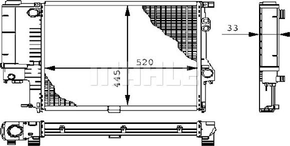 Wilmink Group WG2183324 - Radiator, engine cooling autospares.lv