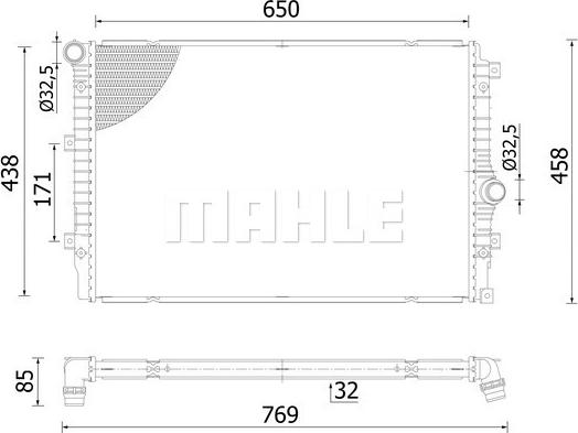 Wilmink Group WG2183323 - Radiator, engine cooling autospares.lv