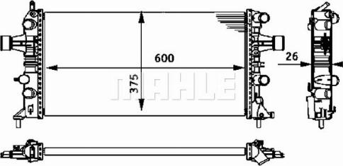 Wilmink Group WG2183299 - Radiator, engine cooling autospares.lv