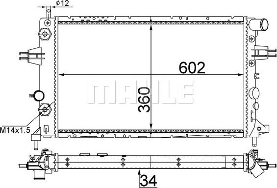 Wilmink Group WG2183245 - Radiator, engine cooling autospares.lv