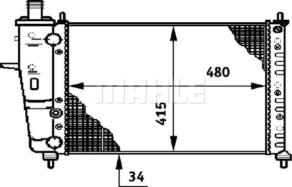 Wilmink Group WG2183799 - Radiator, engine cooling autospares.lv