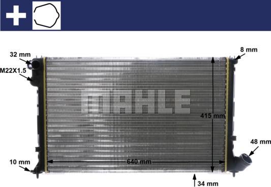 Wilmink Group WG2183795 - Radiator, engine cooling autospares.lv